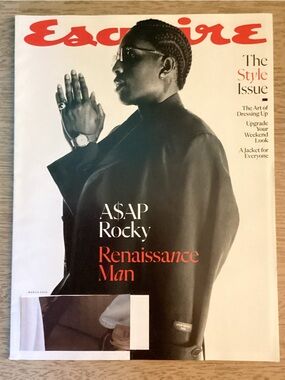 Esquire Magazine March 2026 Issue featuring A$AP Rocky